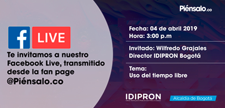 Facebook Live 4 de abril Piensalo