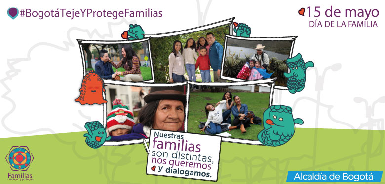 Imágenes de familias, celebración día de la familia