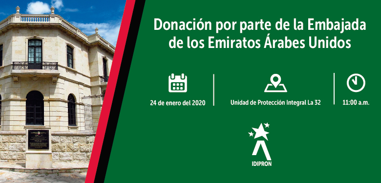 Invitación donación Embajada Emiratos Árabes Unidos Invitación donación Embajada Emiratos Árabes Unidos