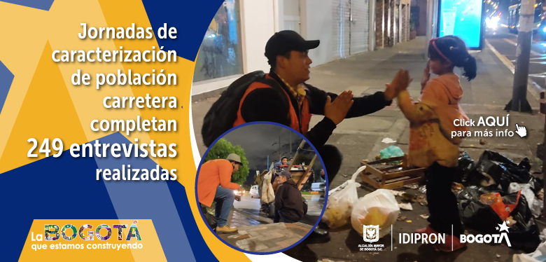 Jornadas de caracterización de población carretera completan 249 entrevistas realizadas