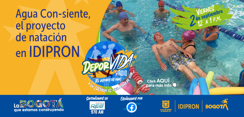 Agua Con-siente, el proyecto de natación en IDIPRON