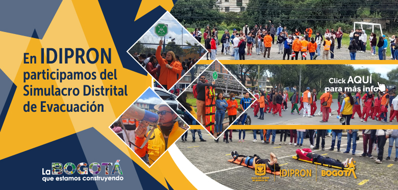 En IDIPRON participamos del Simulacro Distrital de Evacuación