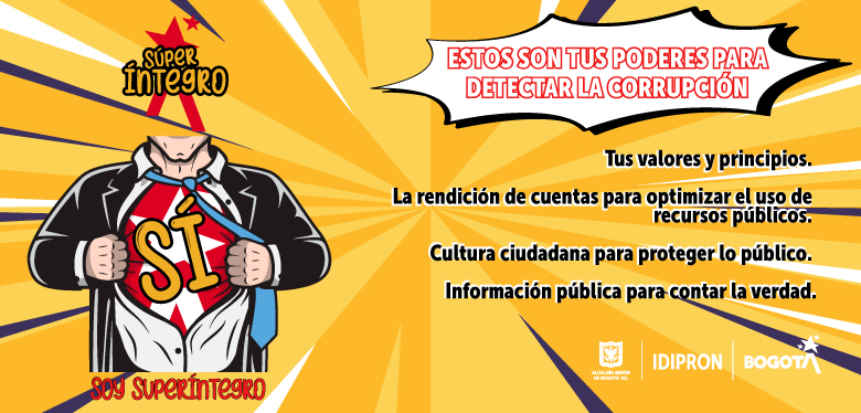 Los súper héroes llegaron al IDIPRON