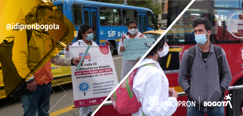 Jóvenes del convenio de la Secretaría de Seguridad y el IDIPRON