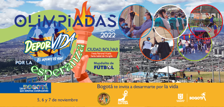 Olimpiadas y Mundialito “DeporVida”  5, 6 y 7 de noviembre 