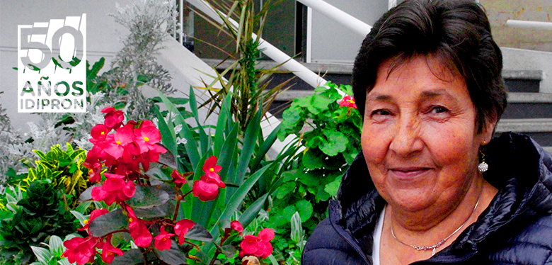 imagen de florecita de IDIPRON en el día internacional de la mujer