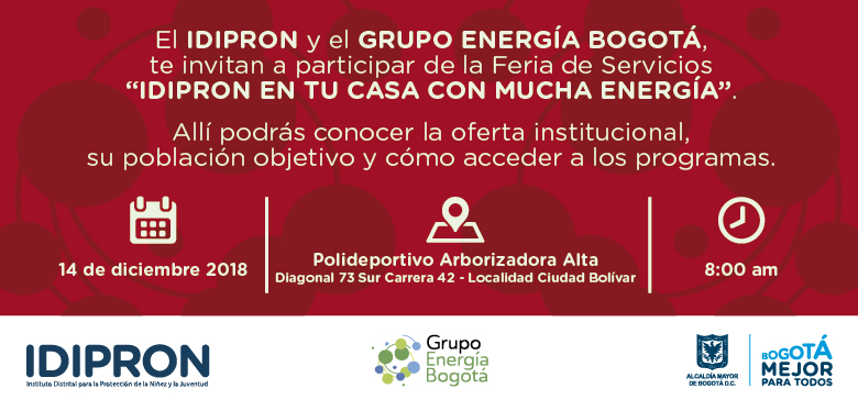 Invitación Feria de servicios Arborizadora Alta