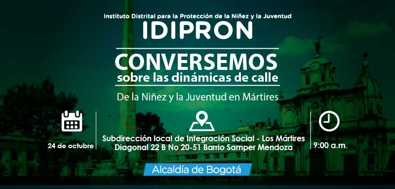 Invitación a evento diálogos ciudadanos 24 de octubre