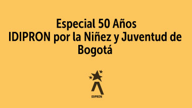Director idipron y alcalde peñalosa con jóvenes idipron celebración 50 años 