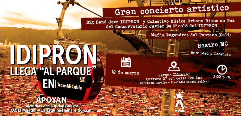IDIPRON llega al Parque en: Transmicable 12 de marzo