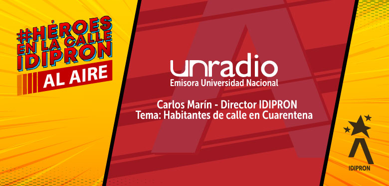 Invitación a escuchar entrevista al director del idipron Carlos Marín