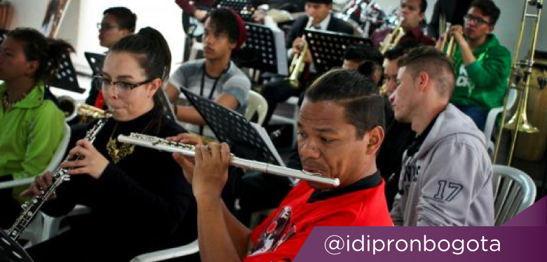 Foto: Mauricio León - Jóvenes músicos en UPI Javier de Nicoló