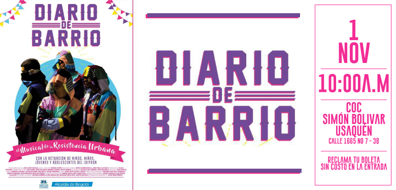 Obra musical Diario de Barrio tercera función